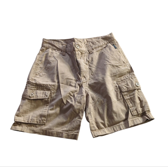 RING OF FIRE Tan Cargo Shorts Size 12. - Picture 1 of 5